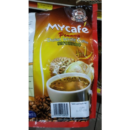 

my cafe Penang durian white coffee 4 in 1 original import Malaysia 40*15scht kopi campur durian