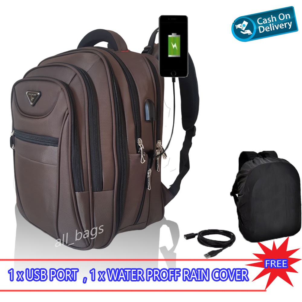 RANSEL POLO MILANO LAPTOP , EXPANDING ORIGINAL PENGIRIMAN CEPAT, 88372