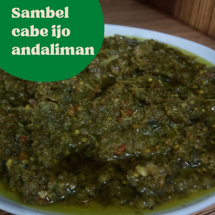

Sambel Andaliman cabe ijo - pedas sekali - BARU