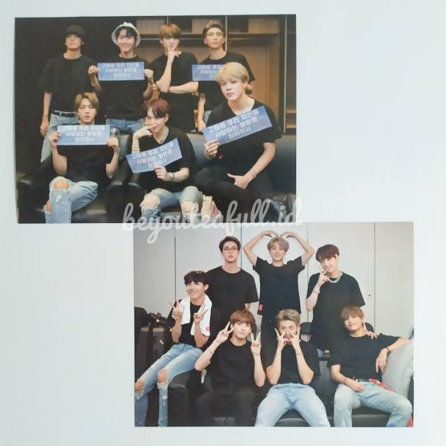 BTS Love Yourself Tour DVD Postcard