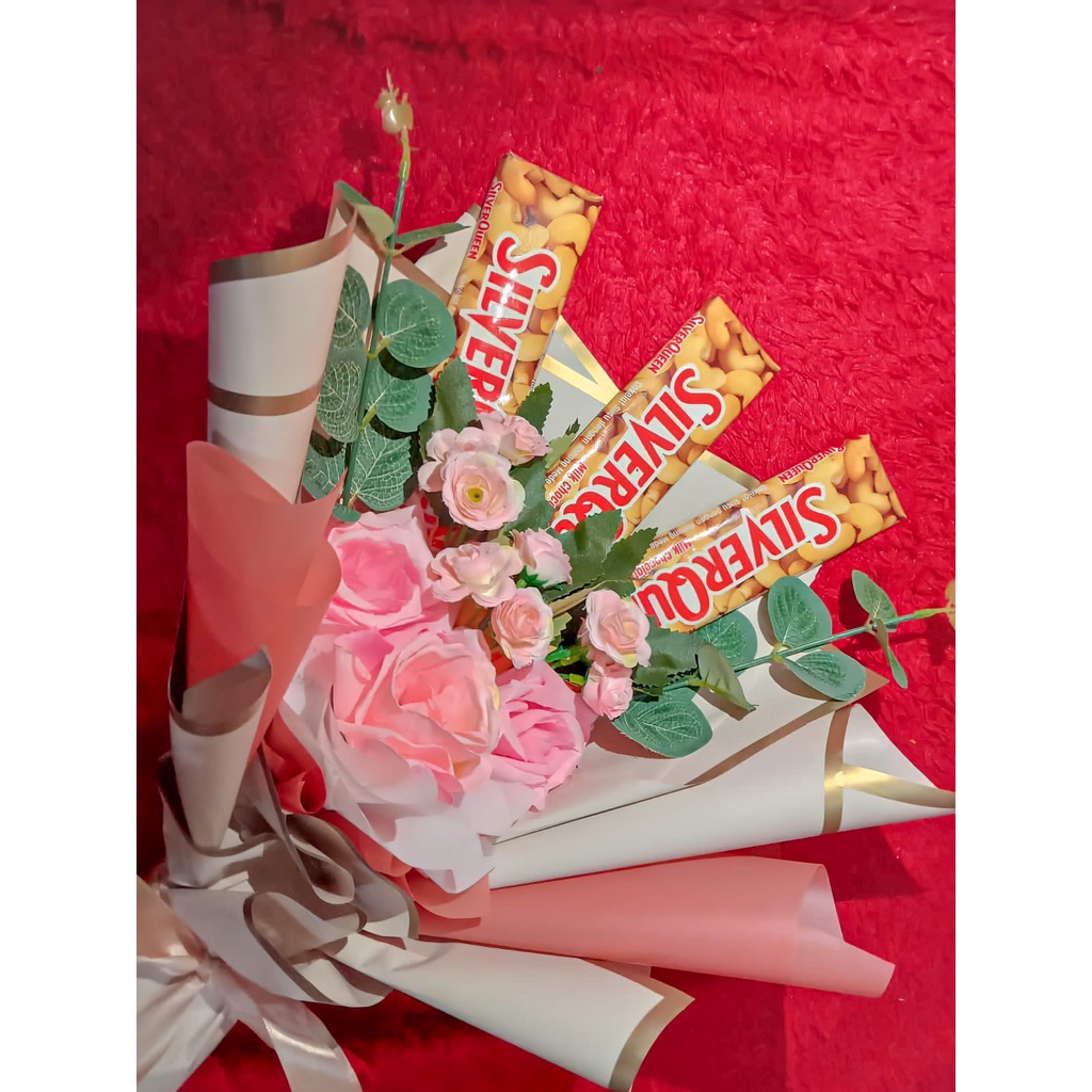 

buket silverqueen mix bunga
