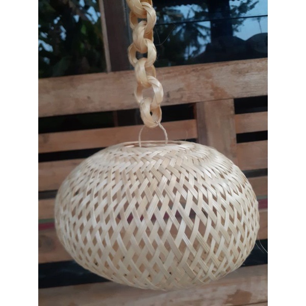 Kap Lampu Mangkok/kap Lampu Anyaman/ Kap gantung/ kap lampu Gantung