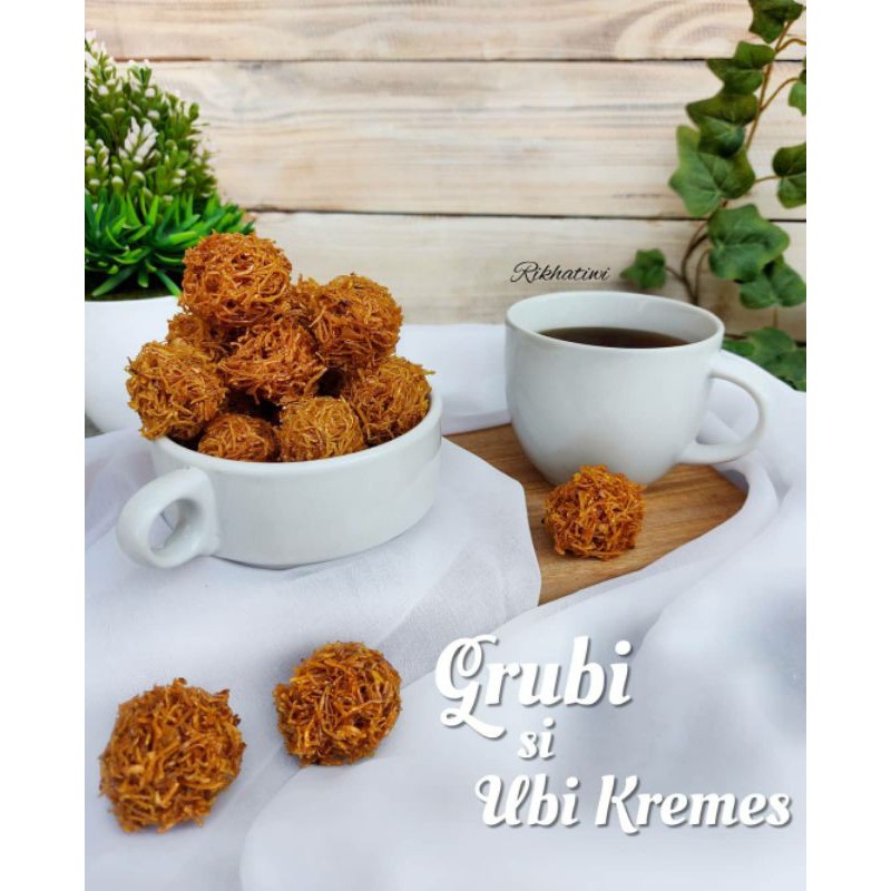 GRUBI KREMES BULANS KITCHEN MAKANAN RINGAN JAJANAN SNACK WALANGAN JAJAN KHAS JAWA