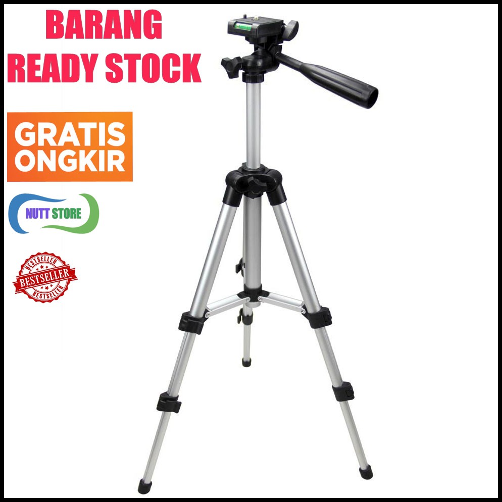 Tripod Profesional untuk Kamera Digital DSLR HP Handpnone Vlog Youtube- KJ-001