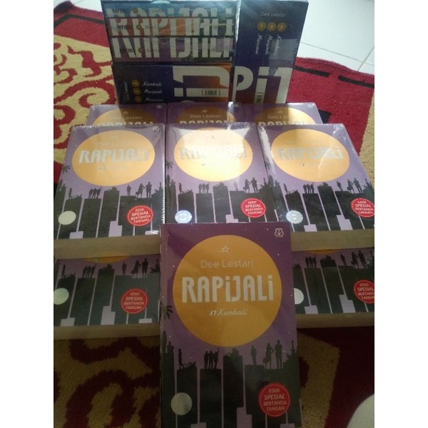Novel Rapijali 1 & 2 Mencari Menjadi ORIGINAL BerTTD basah Dee Lestari