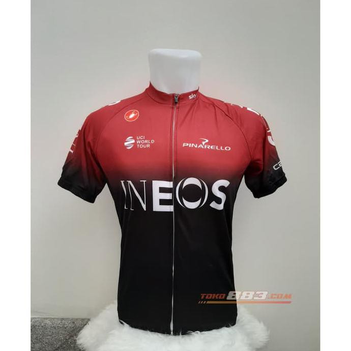 Baju Sepeda Jersey Set Ineos Team - Baju & Celana Bib