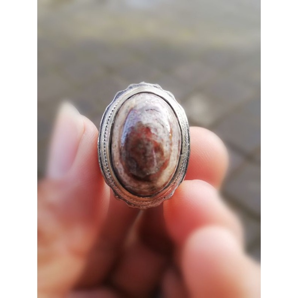 Natural cincin akik Puser bumi Mata Dewa Unik