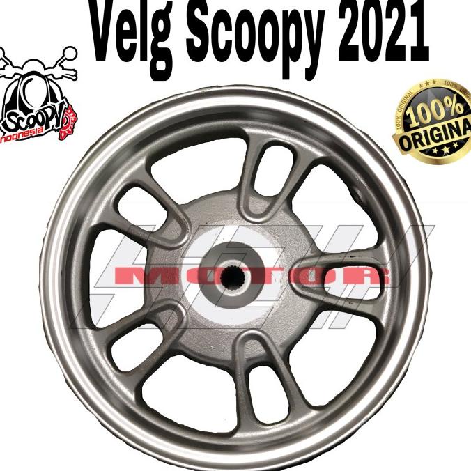 Velg belakang honda Scoopy New 2021 Ring 12 original hoym07 Segera Dapatkan