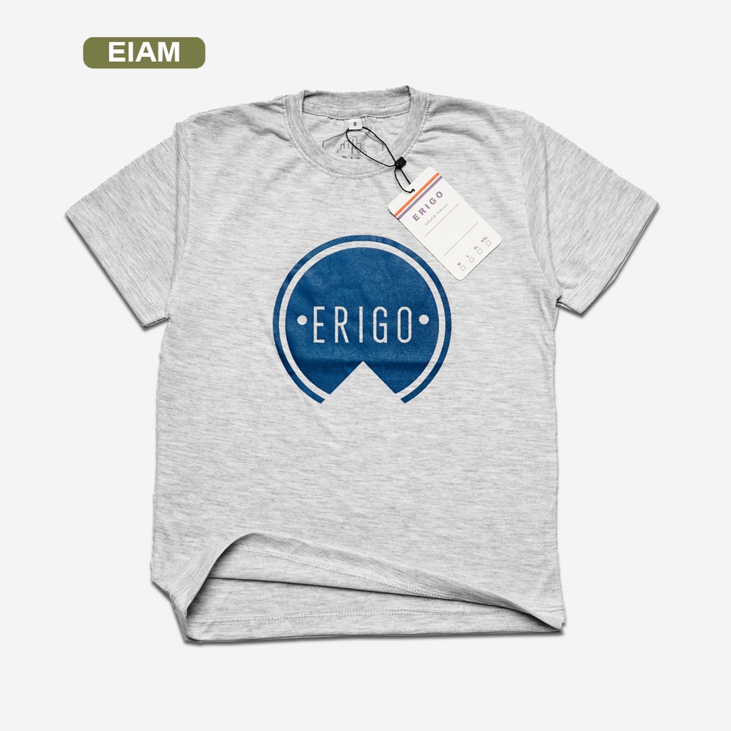 ERI-03 Kaos anak laki-laki dan perempuan umur 5 - 12 tahun| Baju Setelan atasan anak tanggung| Pakaian anak-anak distro keren motif simple| Kaos katun combed 30s
