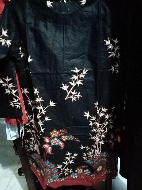 Terlaris Serut Genes Jelita Tunic Navbor Yelbor Whitbor Creambor Tunik Batik Modern Hrb030 Dolbi Dob