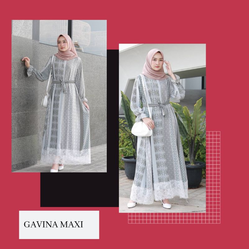 GAVINA MAXI GAMIS DRESS