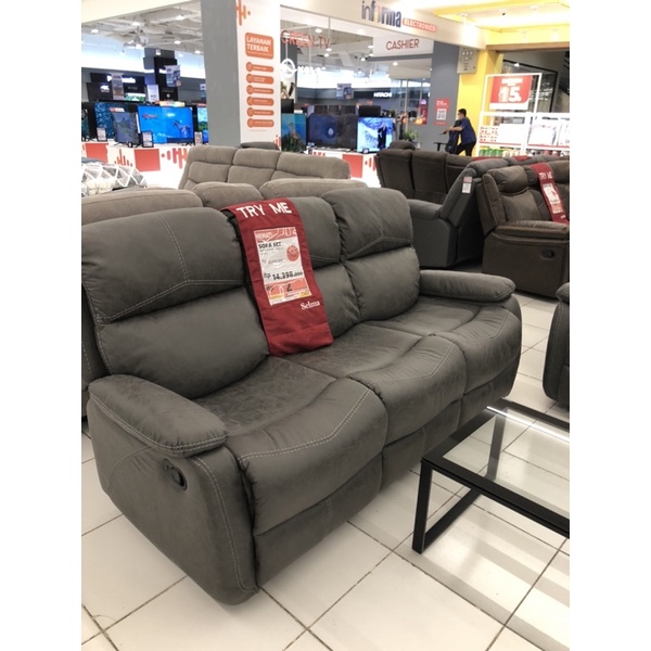 SOFA SET RECLINER MURAH