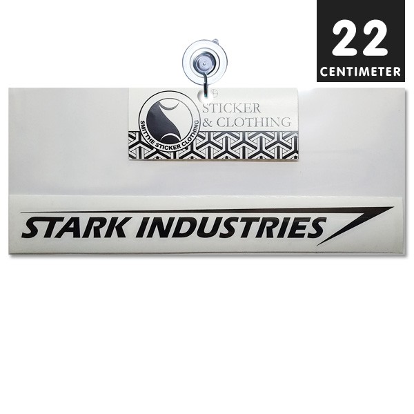 Sticker Mobil STARK INDUSTRIES Iron Man Tony Avengers untuk Aksesoris Mobil Motor