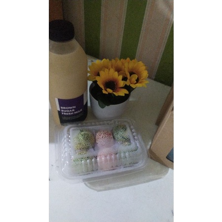 

paket minuman coffee bean 1 liter + onde onde rainbow isi 6&16