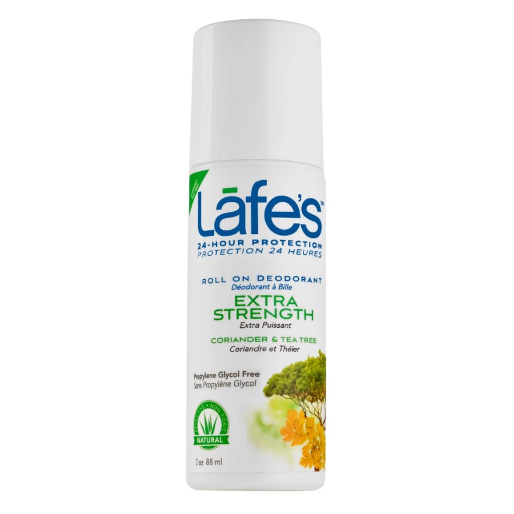 Lafes Deodorant Roll On Extra Strength (Coriander &amp; Tea Tree) 88ml