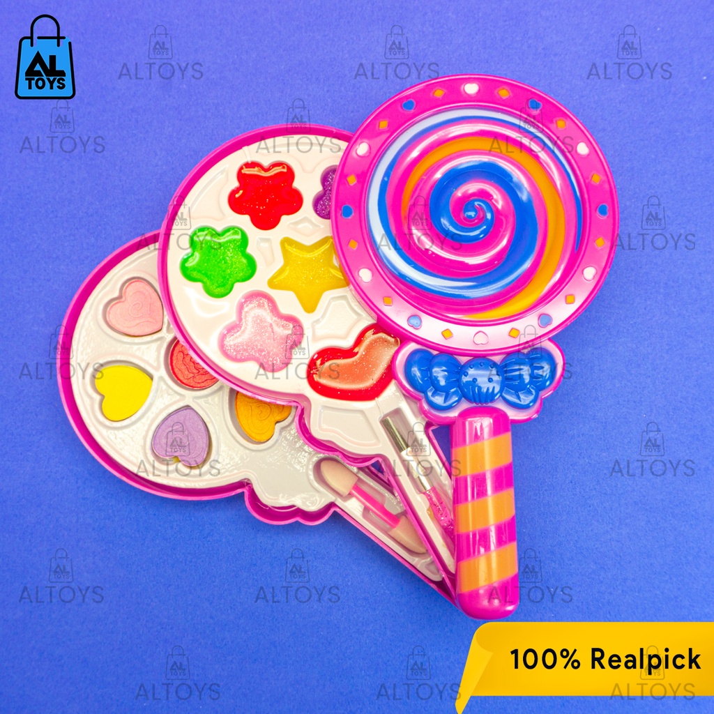 Aneka Mainan Makeup Kerang Lollipop Donat Anak Perempuan Rias dan Kecantikan