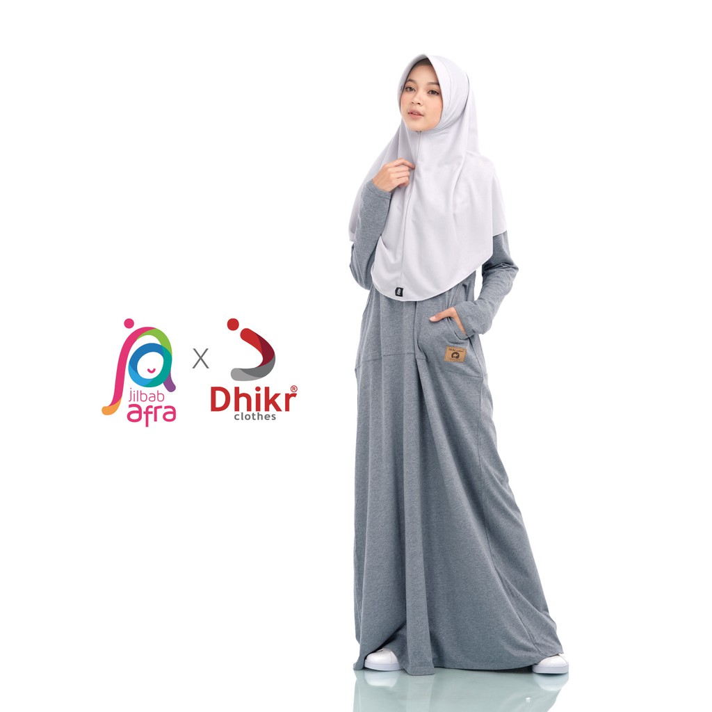 Gamis Basic Abu Misty Dhikr SABR seris  Anak dan dewasa