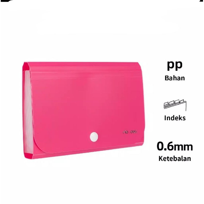 

Expanding File Deli Pink
