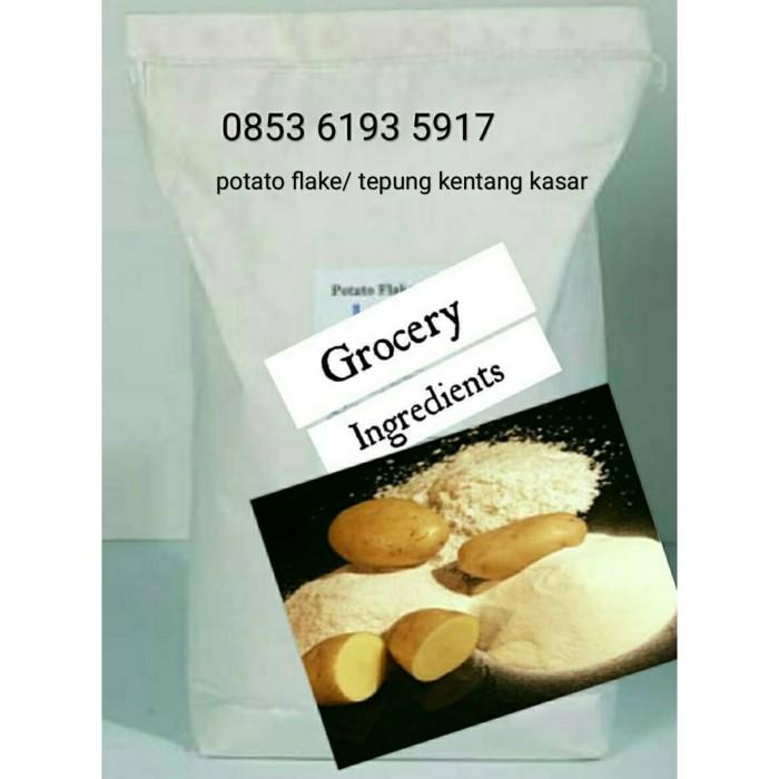 

Tepung | Potato Flakes 500Gram / Tepung Kentang Kasar / Mashed Potato Flakes