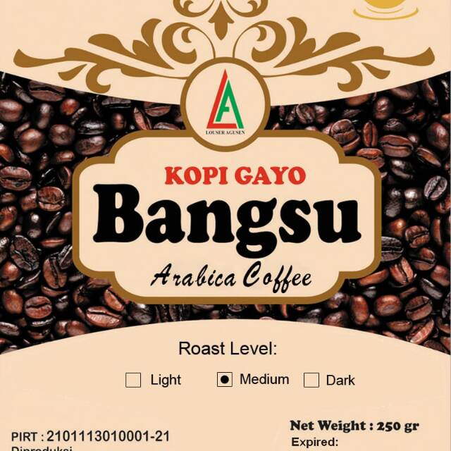 

Kopi Gayo Bangsu "Arabica Coffe" kopi gayo asli dari dataran tinggi tanoh gayo