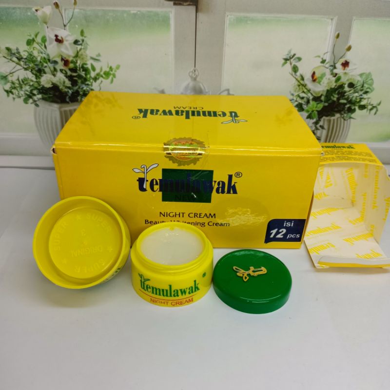 (lusinan)Cream Temulawak Malam Ori | Cream Malam Temulawak