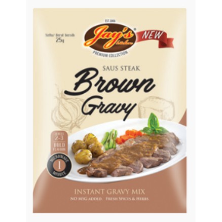 

JAYS Brown Gravy Steak Sauce 25g grill master Saus Bumbu Daging