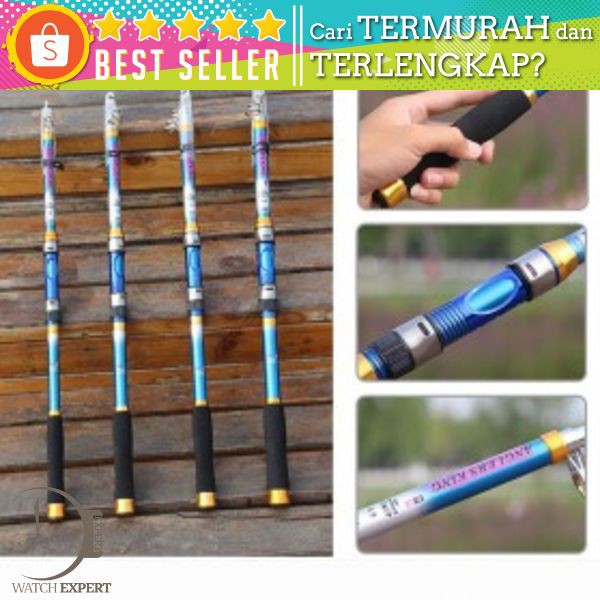 Joran Pancing Portable Telescopic Epoxy Resin 2.7M/6 - Yuelong Biru