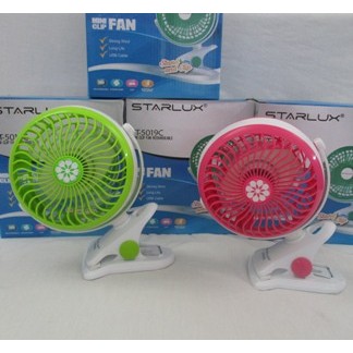 ST-5019C Mini Clip Fan Rechargeable Starlux/Kipas Angin Mini Cas Jepit