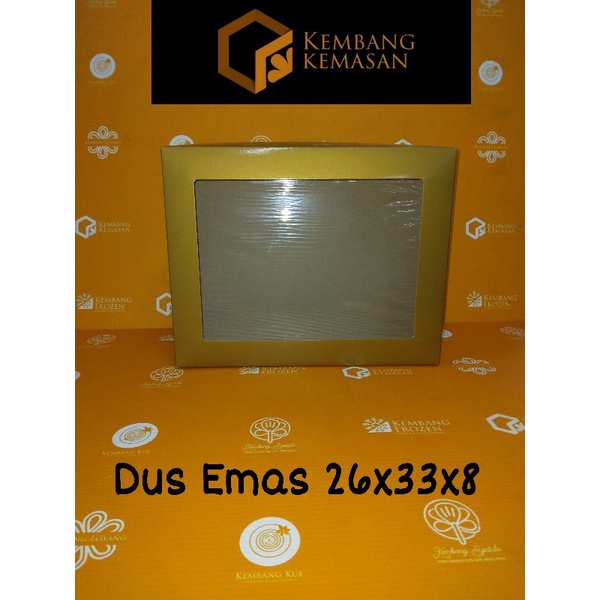 

10pcs Dus Emas Premium 26x33x8