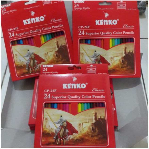 

Kenko Pensil Warna 24 Warna Panjang