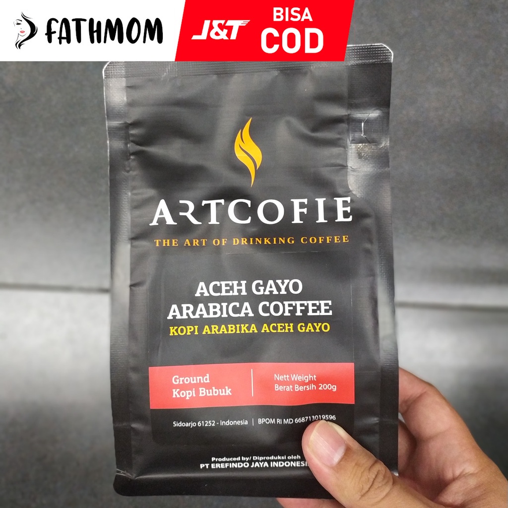 

ARTCOFIE Kopi Bubuk Arabica Aceh Gayo Pouch 200gr