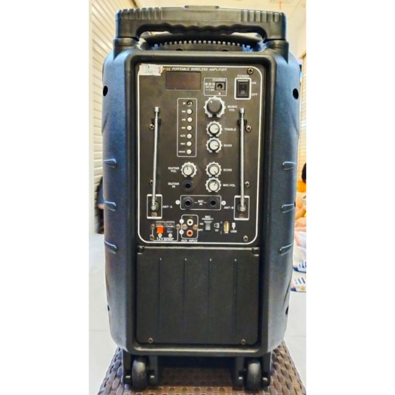 Speaker Portable JBK 12 In Aktif 2 Mic Bluetooth Usb Karaoke Smart Tv