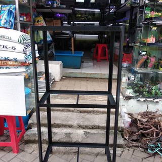 dibeli CUSTOM RAK  AQUARIUM  UKURAN  60x30x120 3 TINGKAT 