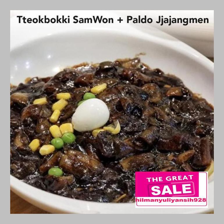 

Ch5Hil1 Paket Tteokmen (Tteokbokki Ss 200Gr Only + Paldo Jjangjangmen 200Gr) Hilchq1