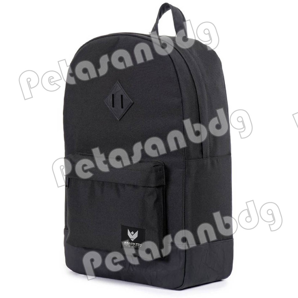 PTS -Tas Ransel Pria Braun Fox Holdover Casual Dailypack Laptop Backpack
