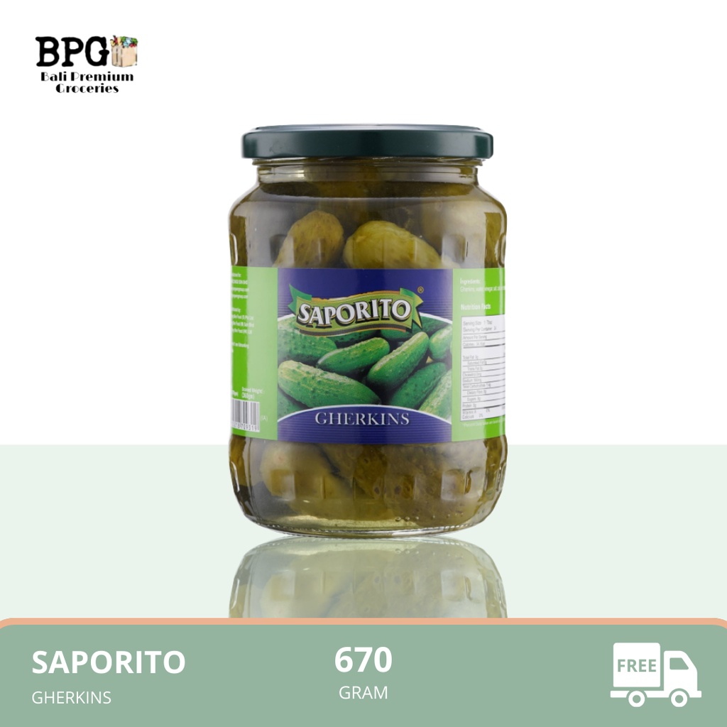 SAPORITO GHERKIN 670GR