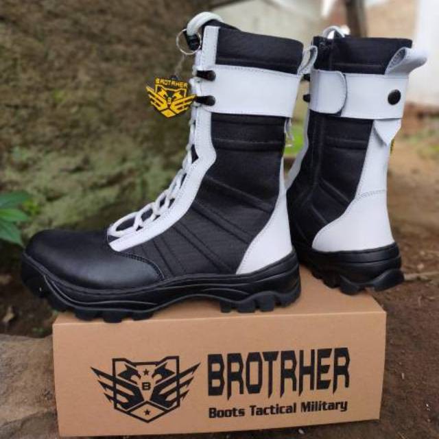 SEPATU PDL BROTHER SEPATU PDL PROVOS POLRI SAFETY KULIT ASLI SEPATU NINJA TITAN PROVOS POLRI