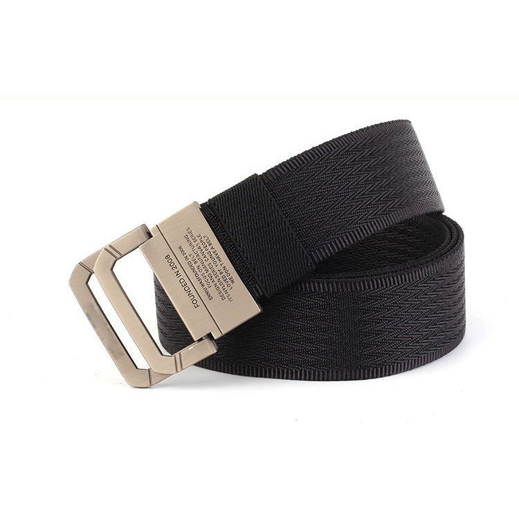 Ikat Pinggang Pria Canvas Buckle Belt Craftman