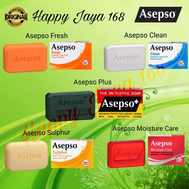 Sabun Batang Asepso 80 gr Antiseptic Soap