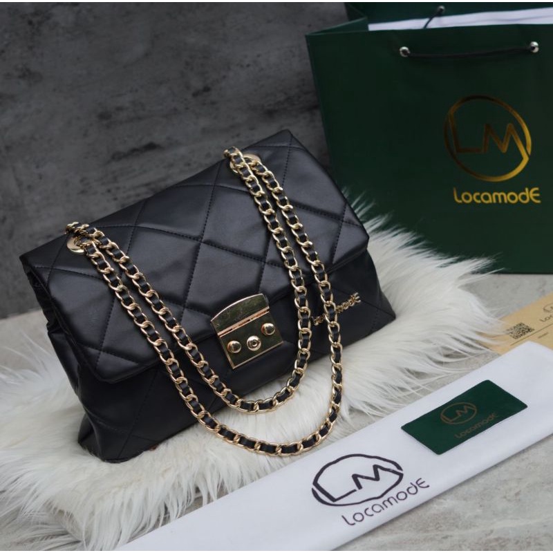 tas slempang locamode tali rantai