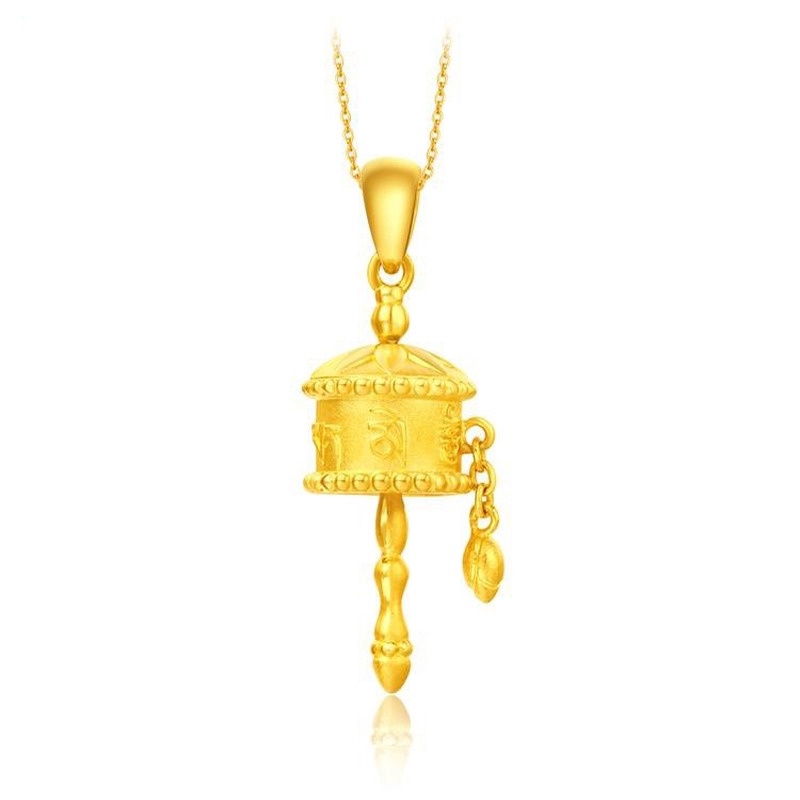 [Ready Stock]Fashion Gold Plated Vintage Pendant Elegant Personality Necklace