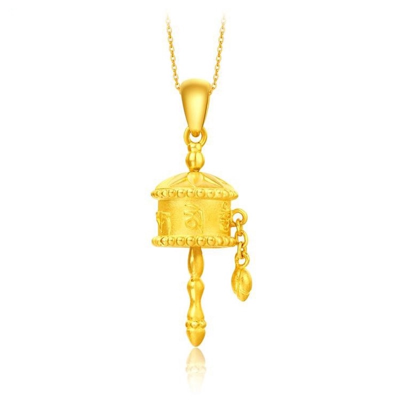 [Ready Stock]Fashion Gold Plated Vintage Pendant Elegant Personality Necklace