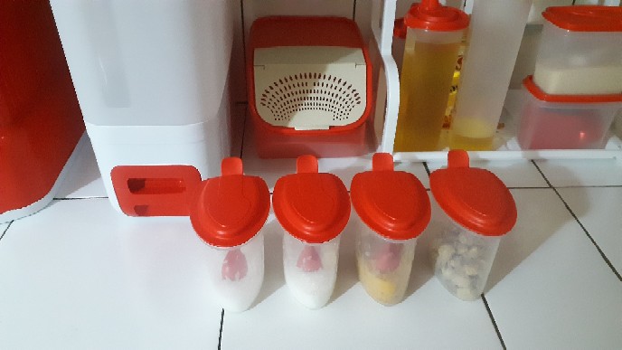 Bumbu Container (1 Pcs) Wadah Bumbu Tupwr Malysia & Indonesia