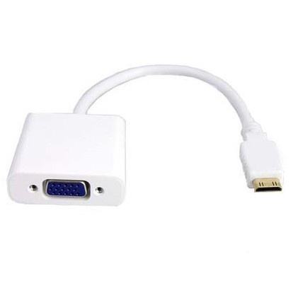 Kabel Mini Hdmi To Vga conector mini HDMI KE VGA