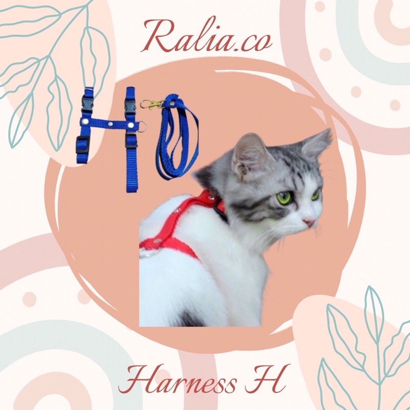 Harness H || Harness kucing anak anjing musang otter murah