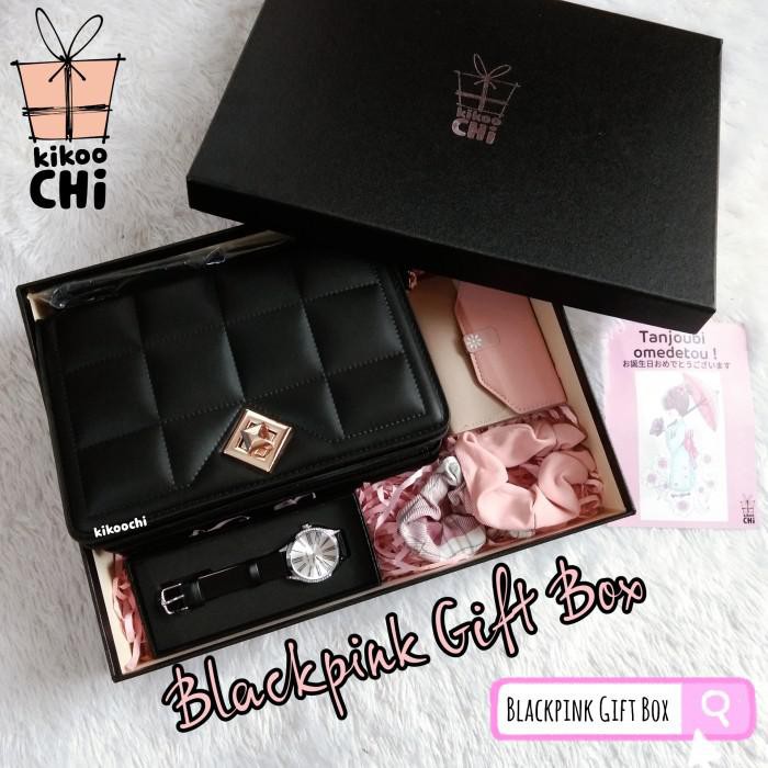 

Hampers / Kikoochi Blackpink Gift Box - Hadiah Kado Ulang Tahun Wanita Pacar - Hitam