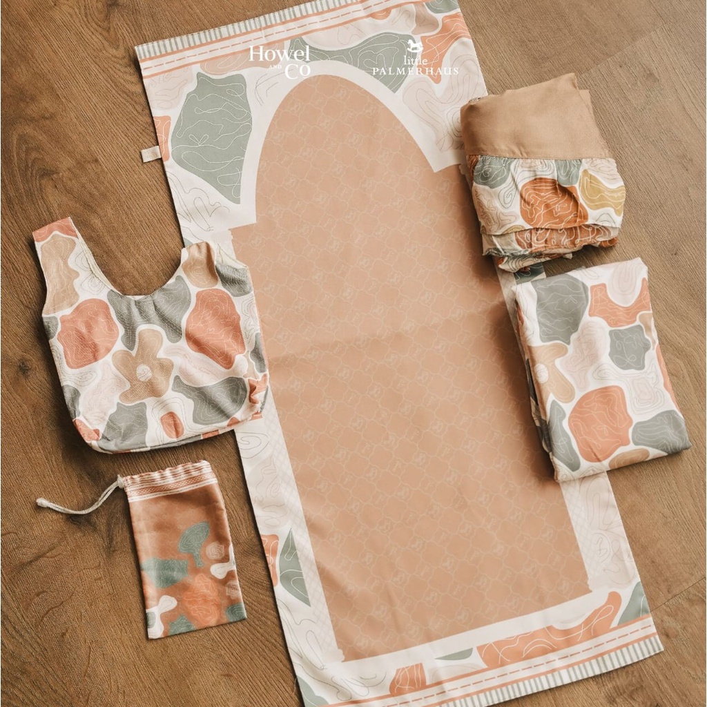 BUNDLING MUKENA IBU ANAK - LITTLE PALMERHAUS X HOWEL &amp; CO MUKENA &amp; SAJADAH - IBU dan ANAK (CHARMING SET &amp; DEARING SET)