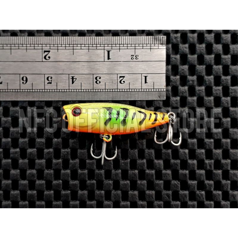 Mini Popper 4cm / 3,5gr Hook Tajam anti karat BEST KILLER ACTION for ultralight casting