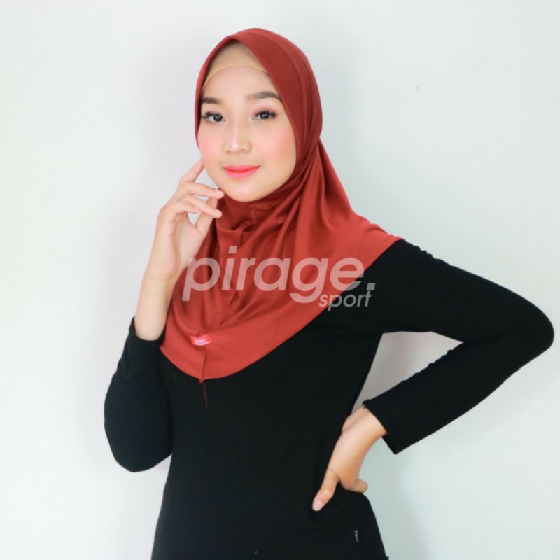 Jilbab Sport Besar Menutup Dada / Hijab Instan Sporty / Jilbab Instan Shamira-3