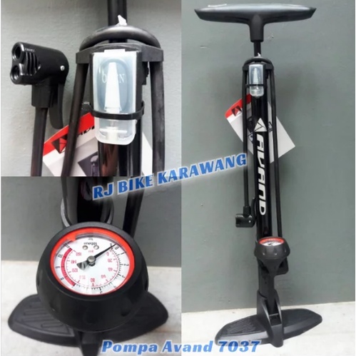 Pompa Angin Sepeda Avand PMA 7037 Plus Tabung Meter